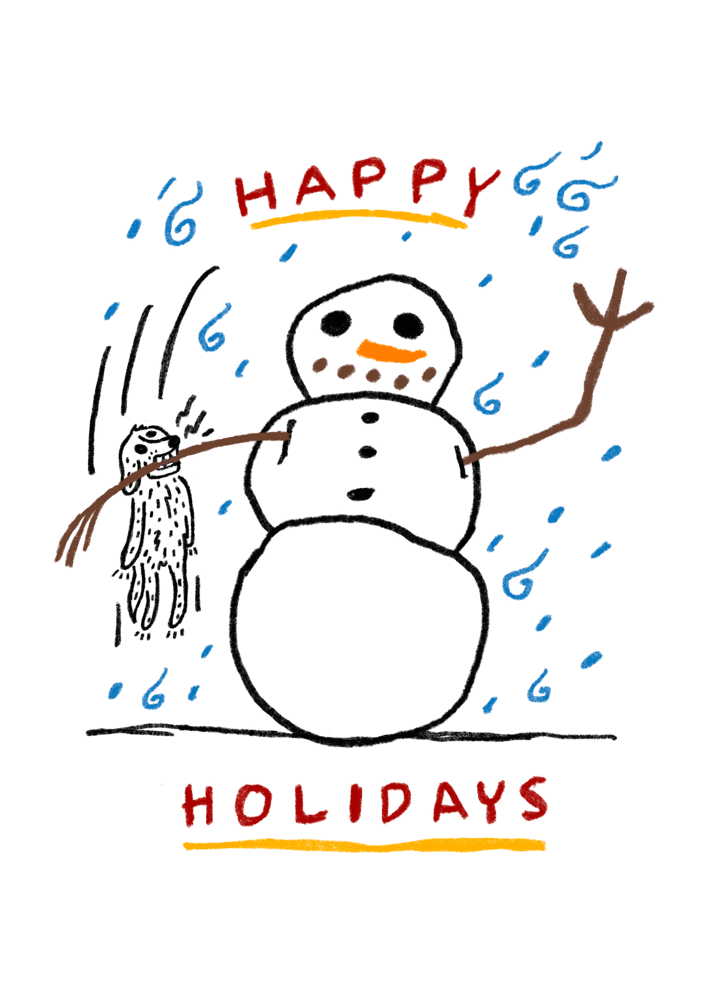 "Snowman" Christmas Card
