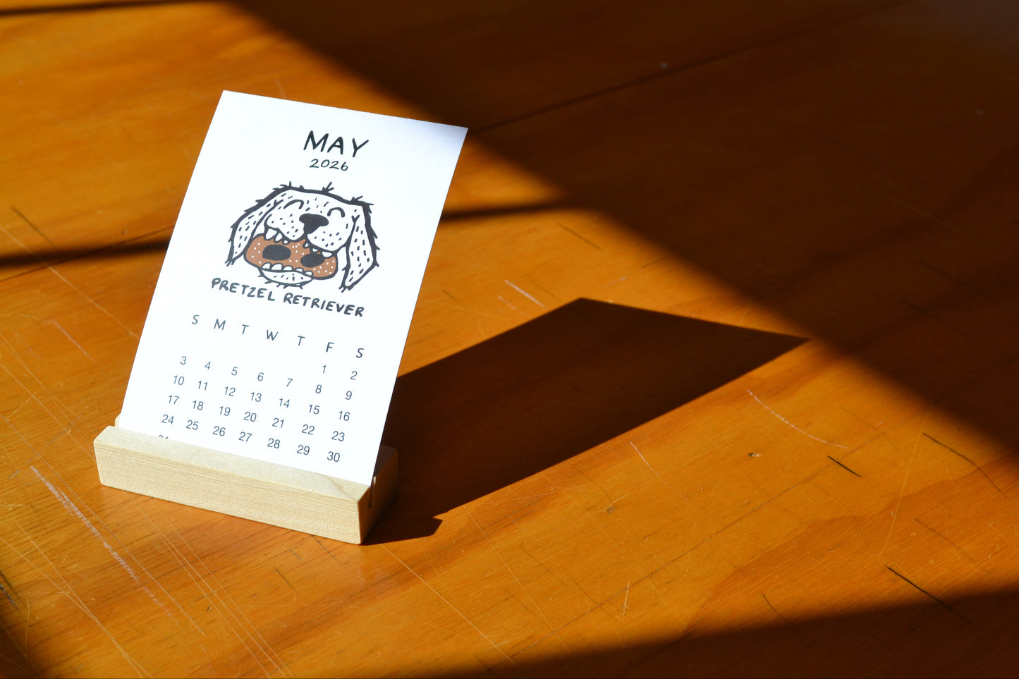 2026 Desktop Monthly Calendar (Philly Theme)