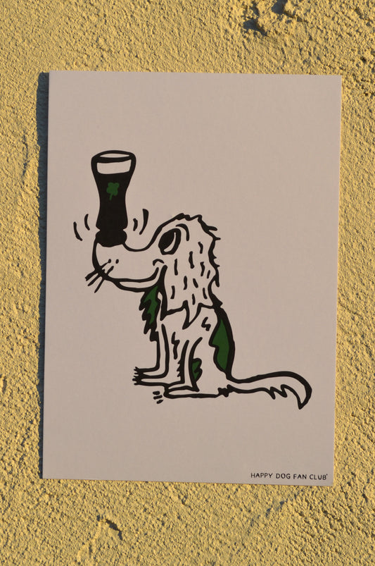 Pup & Pint Art Print