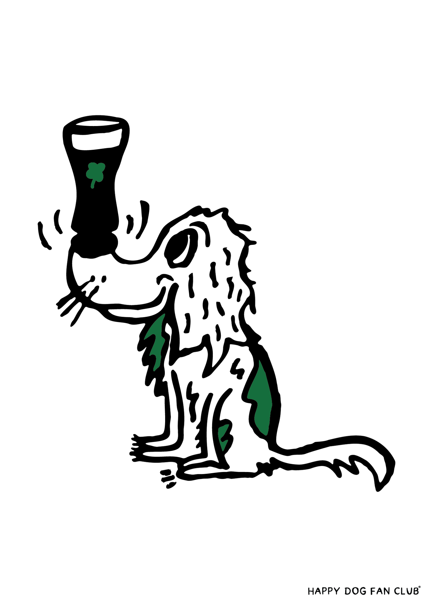 Pup & Pint Art Print