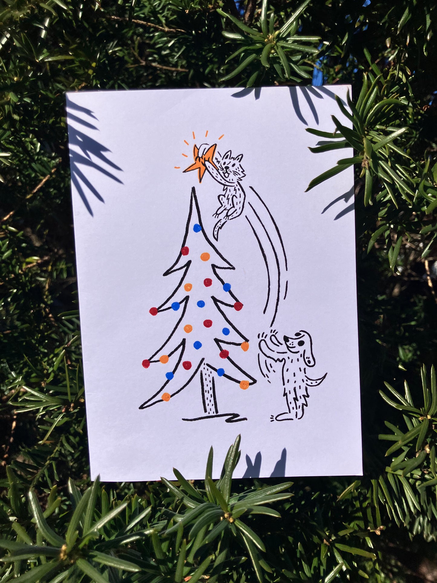 "Work Together" Christmas Card