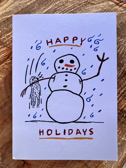 "Snowman" Christmas Card